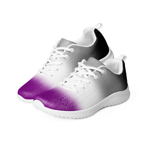 Asexual Pride Colors Athletic Shoes