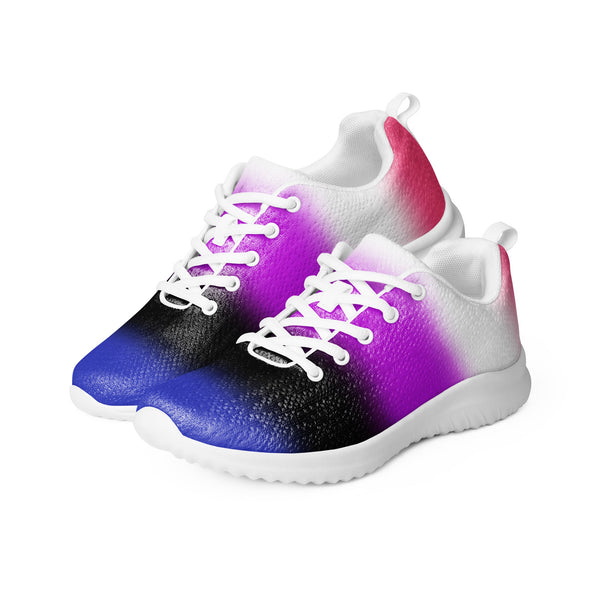 Genderfluid Pride Colors Athletic Shoes