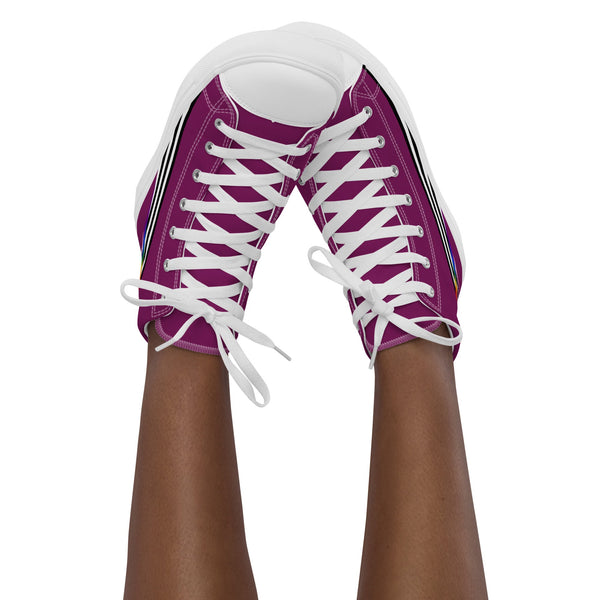 Ally Pride Modern High Top Purple Shoes