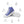 Load image into Gallery viewer, Ally Pride Modern High Top Blue Shoes
