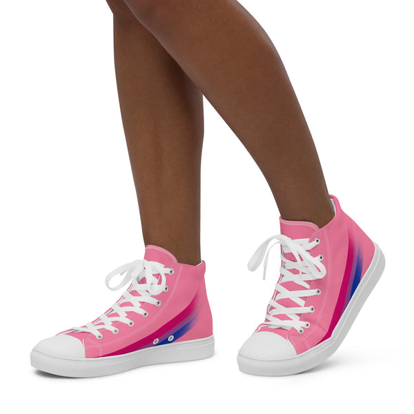 Bisexual Pride Modern High Top Pink Shoes