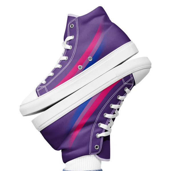 Bisexual Pride Modern High Top Purple Shoes