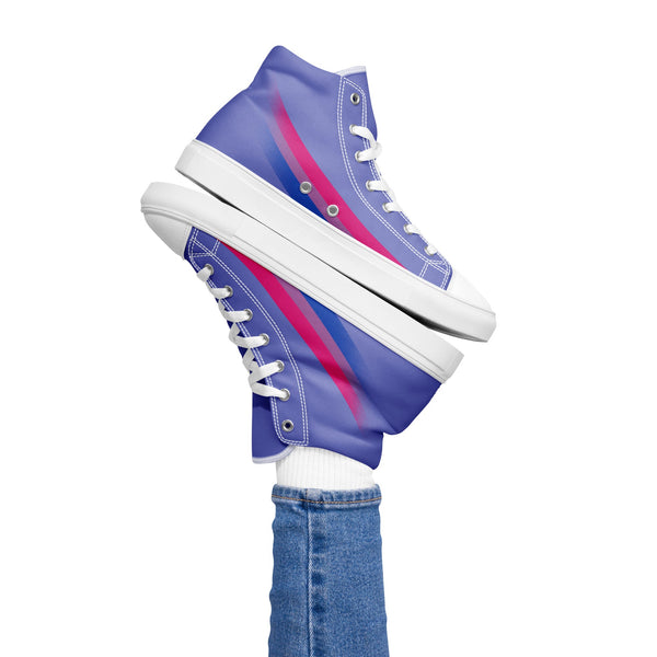 Bisexual Pride Modern High Top Blue Shoes