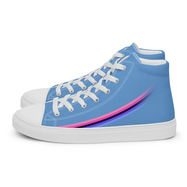 Omnisexual Pride Modern High Top Blue Shoes