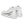 Load image into Gallery viewer, Agender Pride Modern High Top White Shoes
