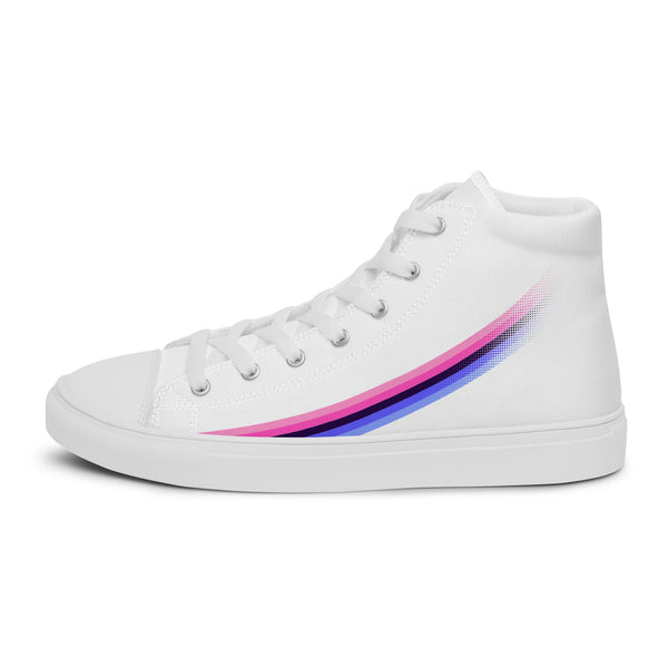 Omnisexual Pride Modern High Top White Shoes