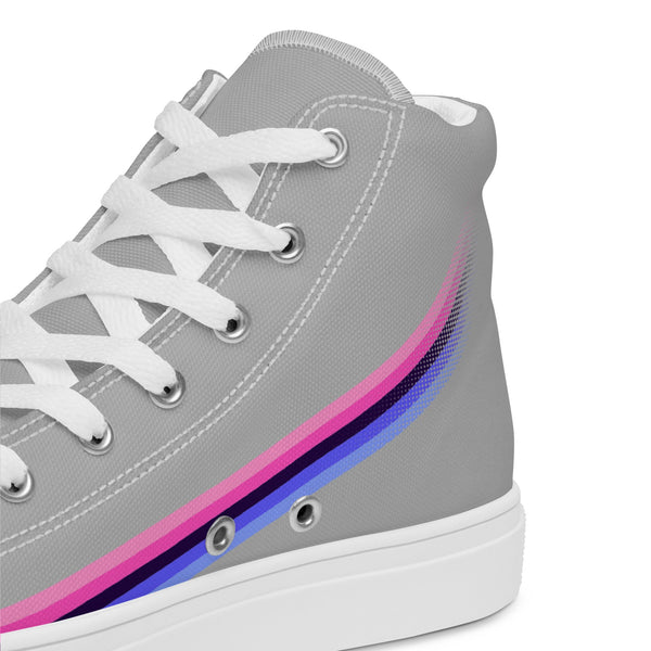 Omnisexual Pride Modern High Top Gray Shoes