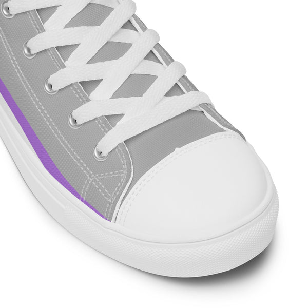 Genderqueer Pride Modern High Top Gray Shoes