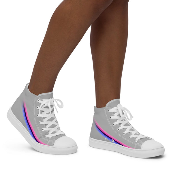 Omnisexual Pride Modern High Top Gray Shoes