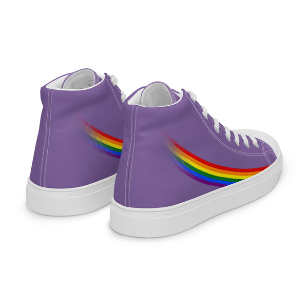 Gay Pride Modern High Top Purple Shoes