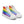 Laden Sie das Bild in den Galerie-Viewer, Gay Rainbow Colors Checkers Pride 7 High Top Women&#39;s Shoes
