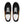 Carica l&#39;immagine nel Visualizzatore galleria, Gay Pride 7 Rainbow Stripes Black Lace-up Women&#39;s Shoes
