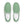 Laden Sie das Bild in den Galerie-Viewer, Aromantic Pride Colors Original Green Slip-On Shoes
