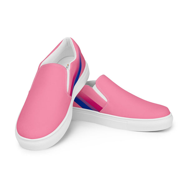 Bisexual Pride Colors Original Pink Slip-On Shoes