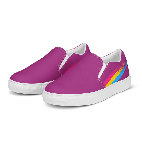 Pansexual Pride Colors Original Purple Slip-On Shoes