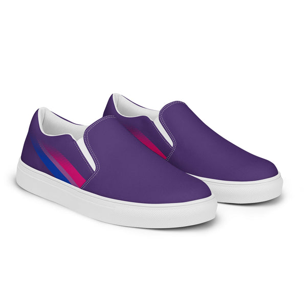 Bisexual Pride Colors Original Purple Slip-On Shoes