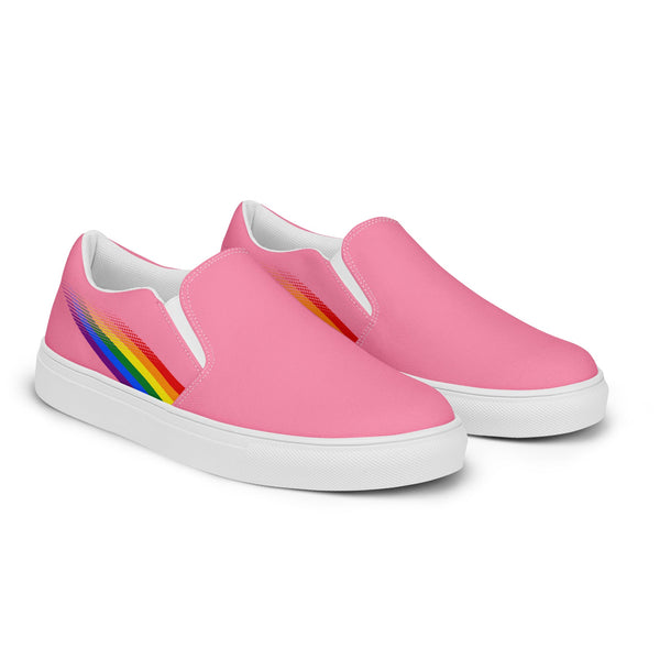 Gay Pride Colors Original Pink Slip-On Shoes