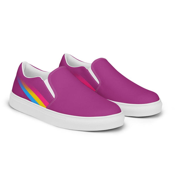 Pansexual Pride Colors Original Purple Slip-On Shoes